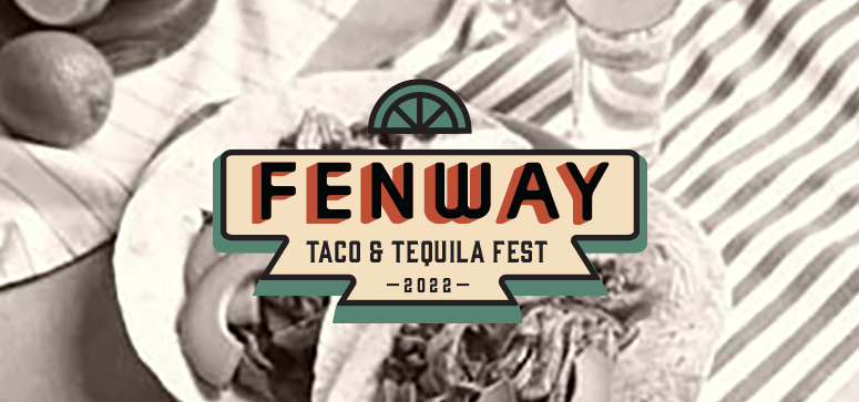 Fenway Taco & Tequila Fest logo and taco picture